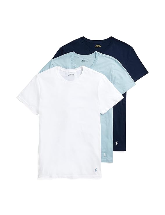 PACK DE 3 CAMISETAS INTERIOR POLO RALPH LAUREN TRES COLORES