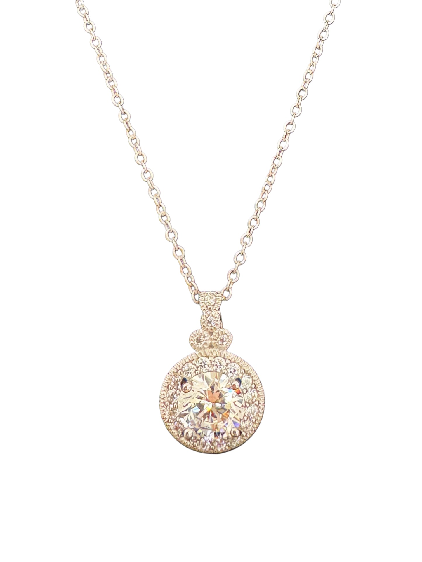 COLLAR DE PLATA 925 DIJE ZIRCON