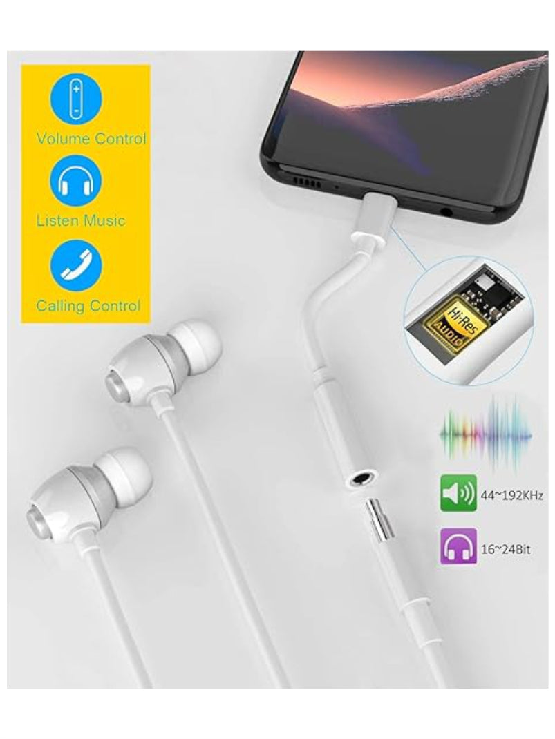 ADAPTADOR USB C A CONECTOR DE ARICULARES PARA APPLE iPhone15, iPad Pro