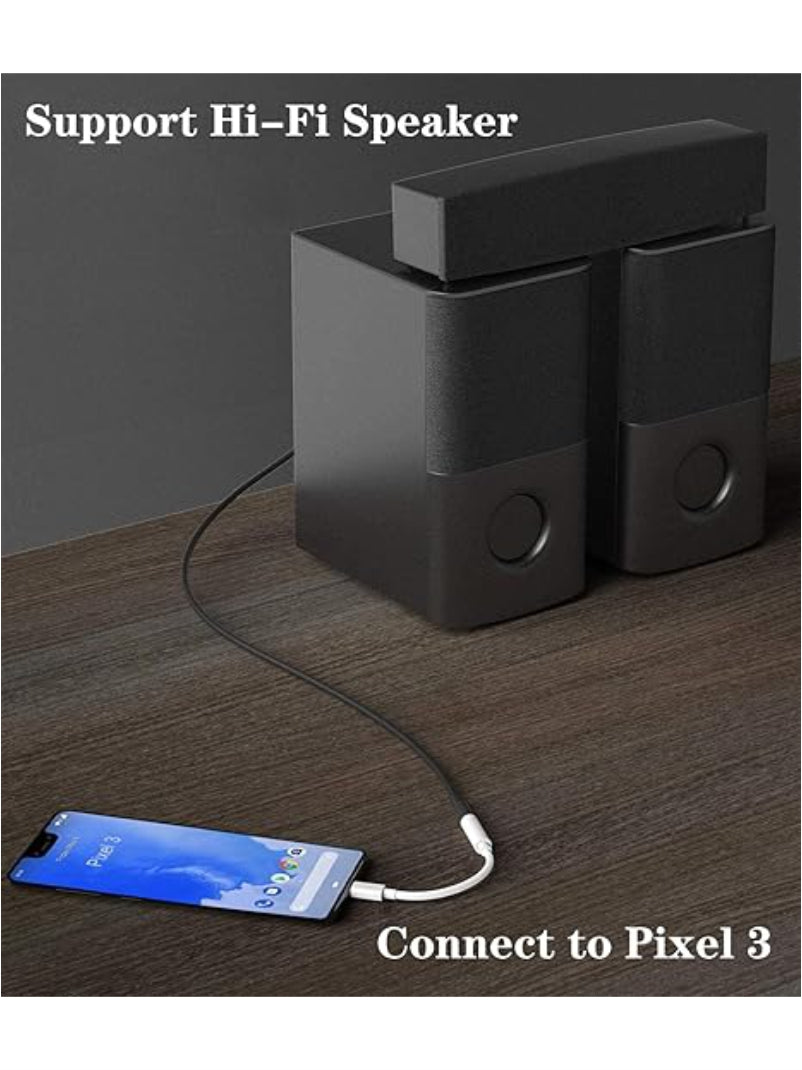 ADAPTADOR USB C A CONECTOR DE ARICULARES PARA APPLE iPhone15, iPad Pro