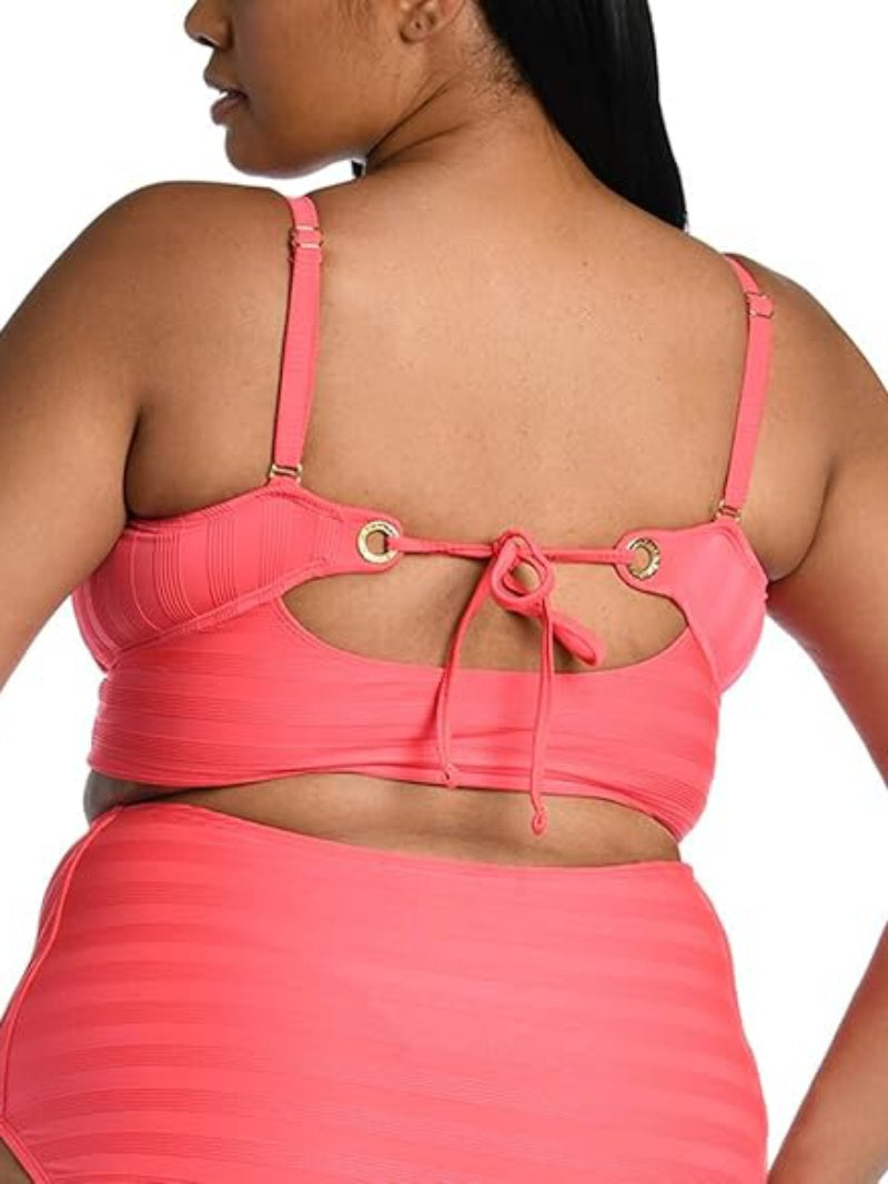 TOP LA BLANCA BANDEAU MIDKINI