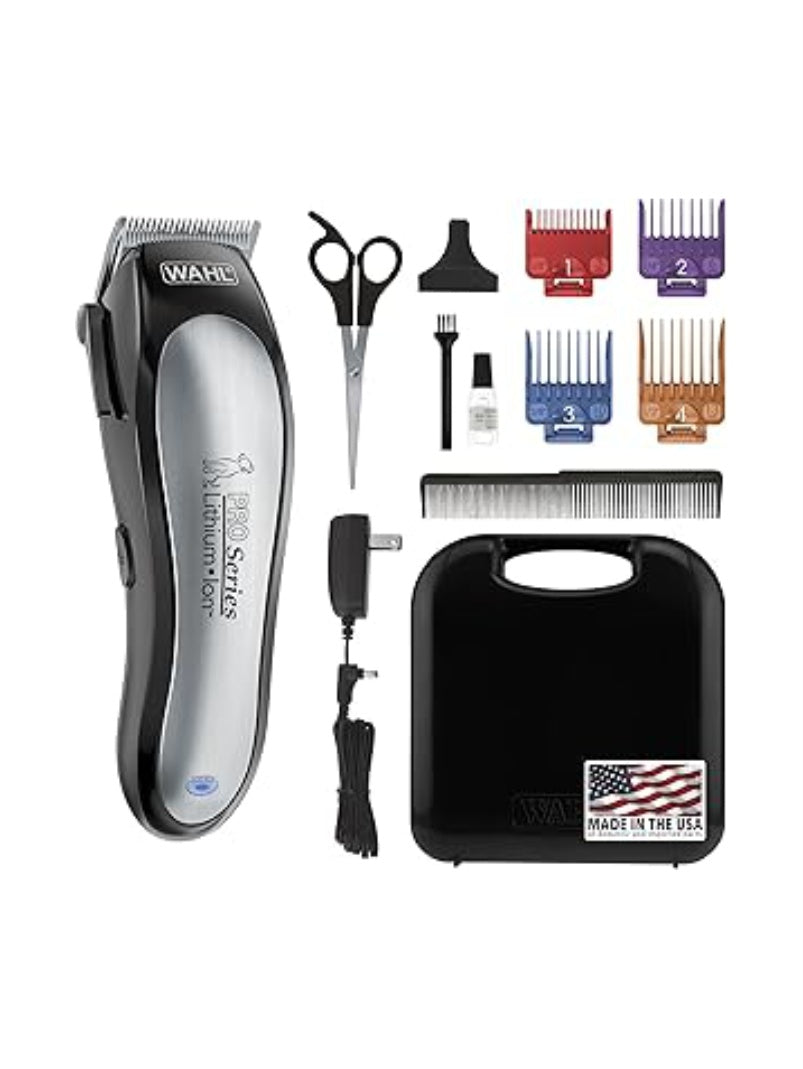 MAQUINA RECARGABLE PARA MASCOTAS WAHL LITHIUM ION PRO SERIES