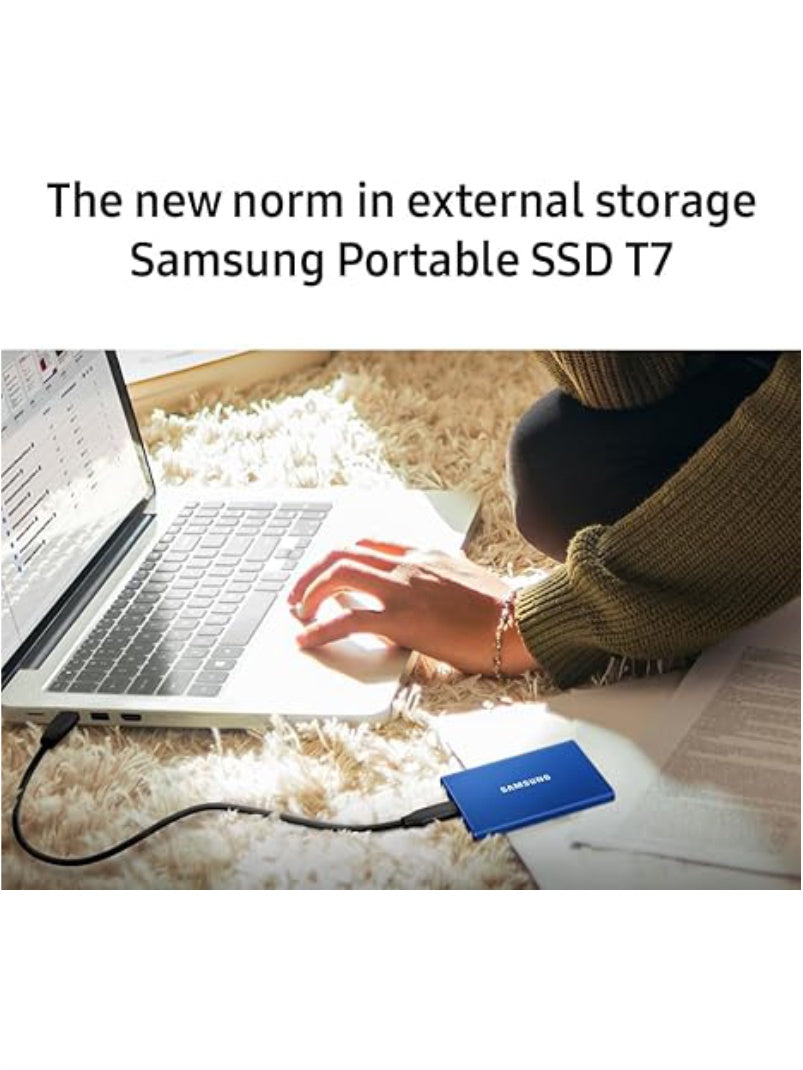 Memoria portatil SSD Samsung T7 - 1 TB - USB 3.2 Gen.2 Externo SSD Metálico Rojo (MU-PC1T0R/WW)