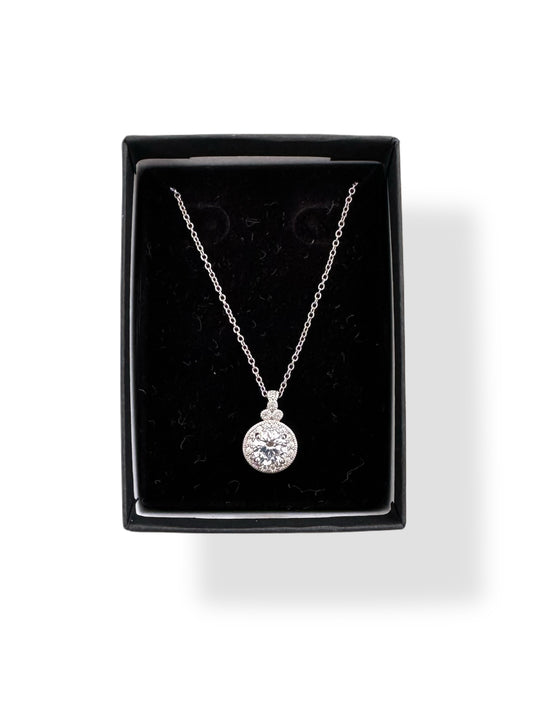 COLLAR DE PLATA 925 DIJE ZIRCON