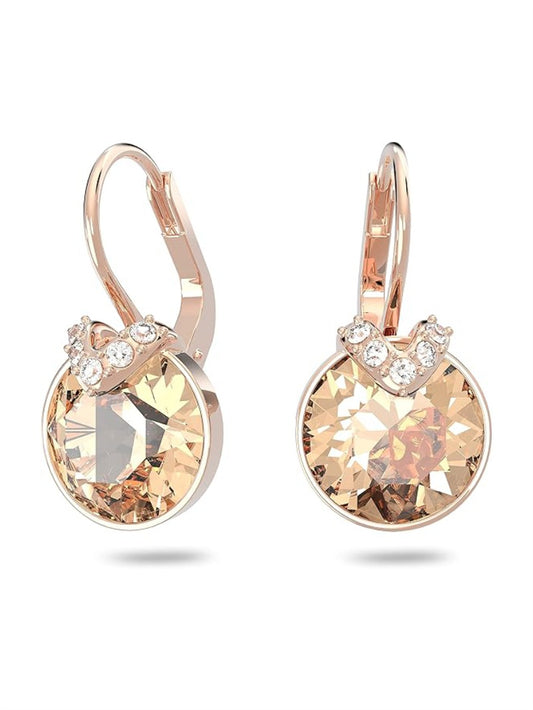 ARETES SWAROVSKI BELLA V ORO ROSA
