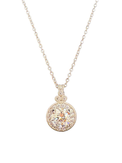 COLLAR DE PLATA 925 DIJE ZIRCON