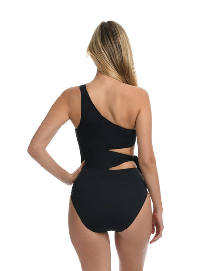 VESTIDO DE BAÑO LA BLANCA ISLAND GODDES NEGRO