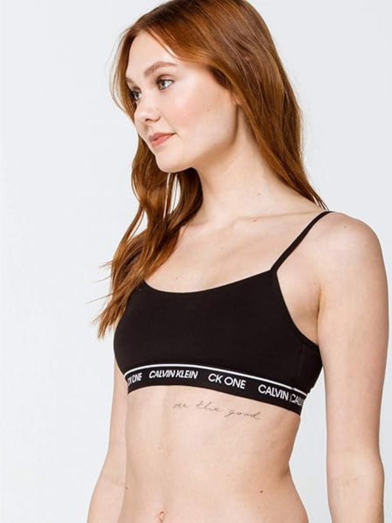 TOP CALVIN KLEIN CK ONE SIN FORRO NEGRO