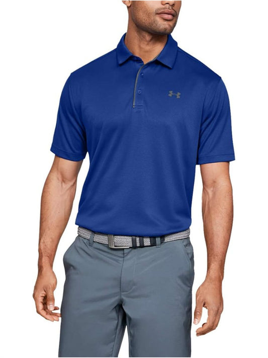 POLO UNDERARMOUR TECH AZUL